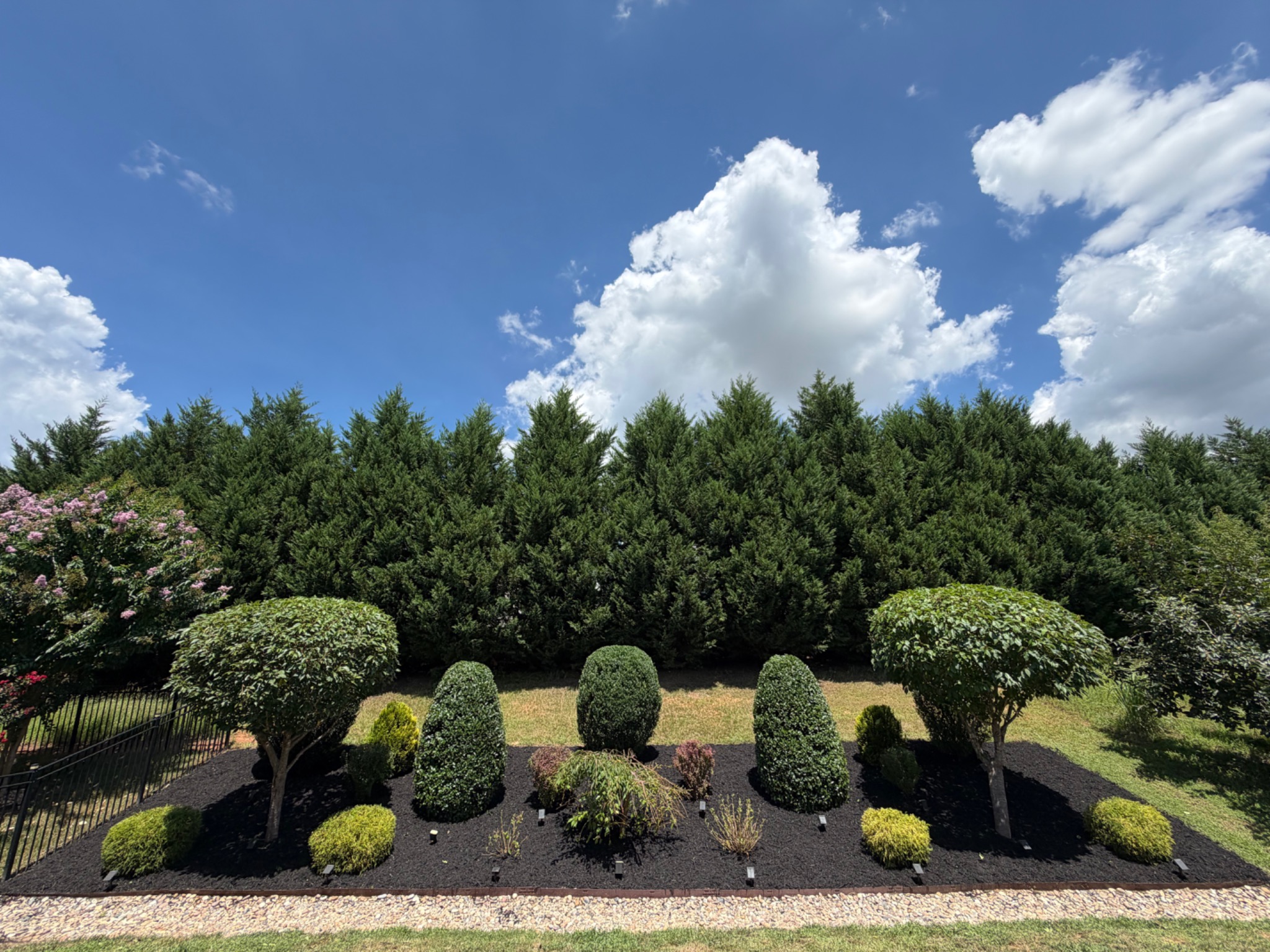 Mulch installation